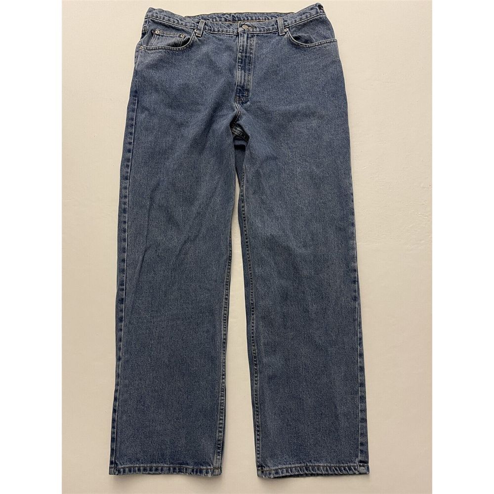 VTG Polo Ralph Lauren 38 x 32 Polo Jeans Co "67" Loose Fit Stone Wash Denim Jean